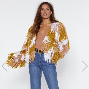 NWT Shaggy Multi-Color Cardigan 🌈